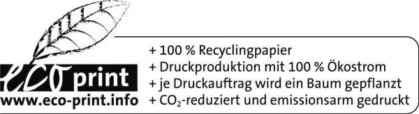 Logoversion für Digitaldruck auf 100% Recyclingpapier