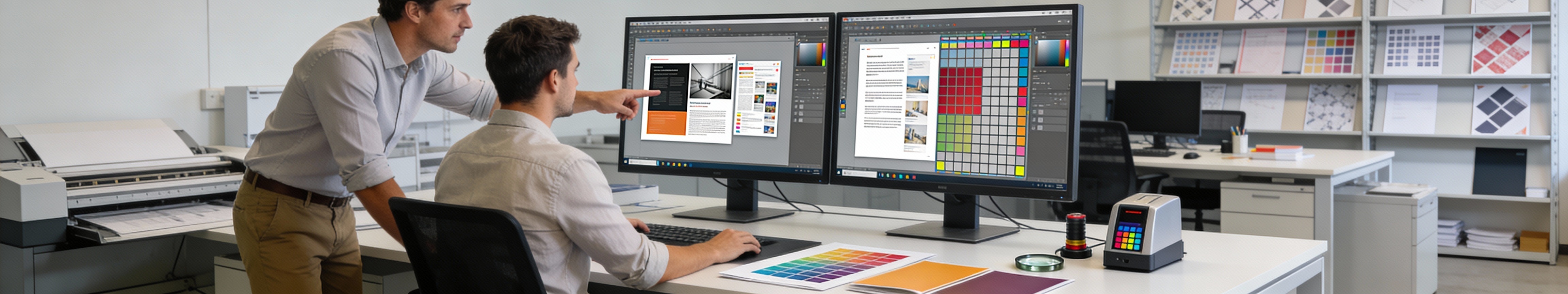 Dem Datenhandling in der Druckvorstufe gilt unser besonderes Augenmerk