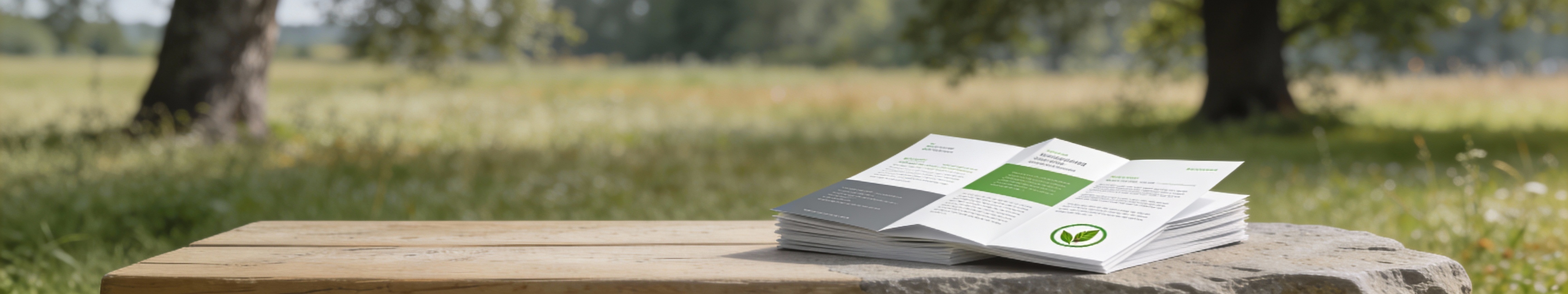 Banner Echt grün drucken oder nur Greenwashing