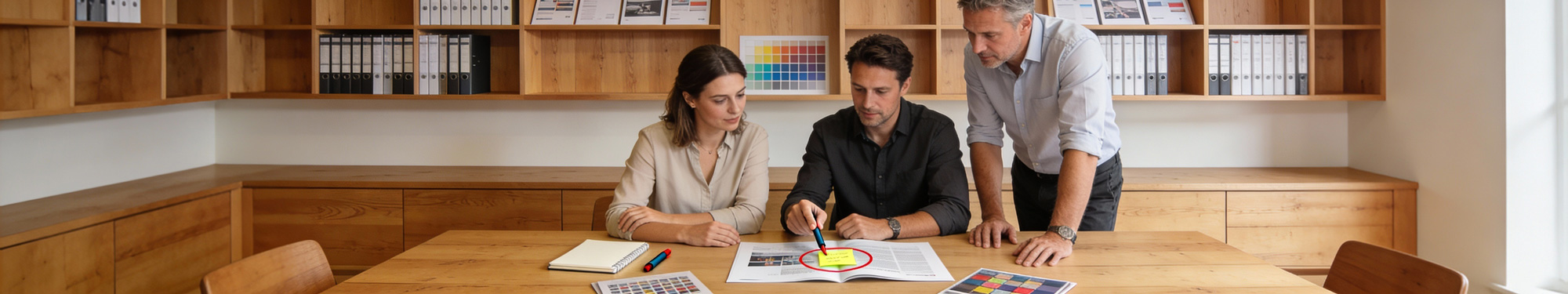 Banner Reklamation, Beschwerden, Kritik, Probleme Druckerei