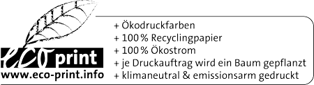 eco-print Logo für Recyclingpapier