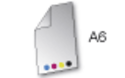 Free:Card bis DIN A6, einseitig farbig, ungefalzt